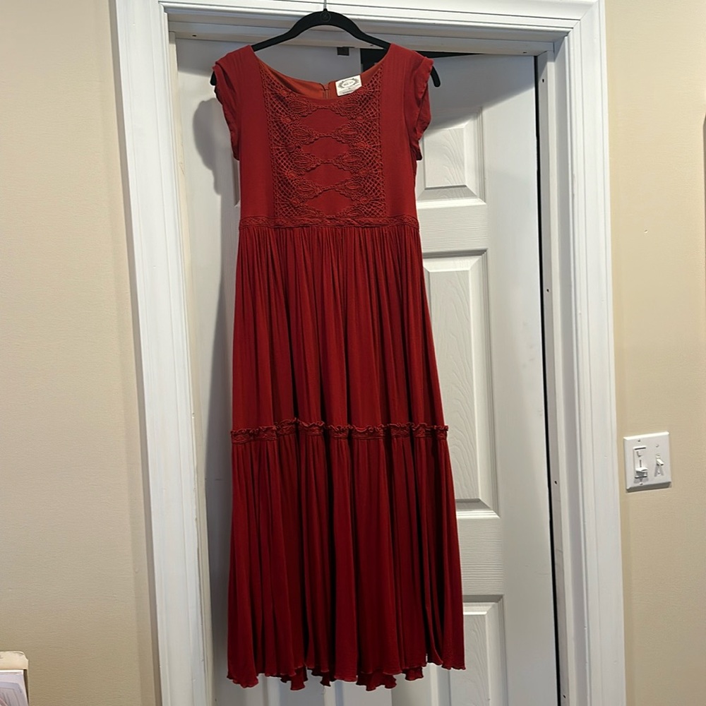 Joyfolie girls red dress size 14